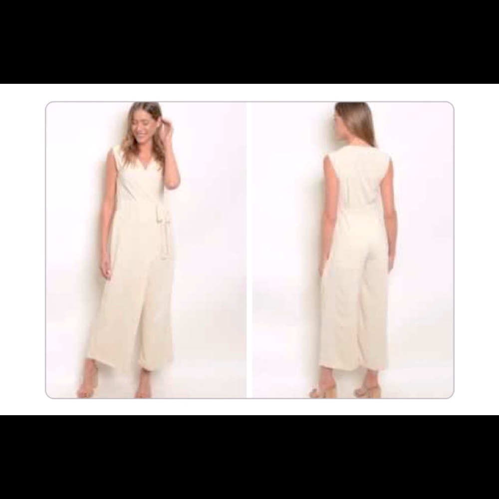 Sand colored jumpsuit